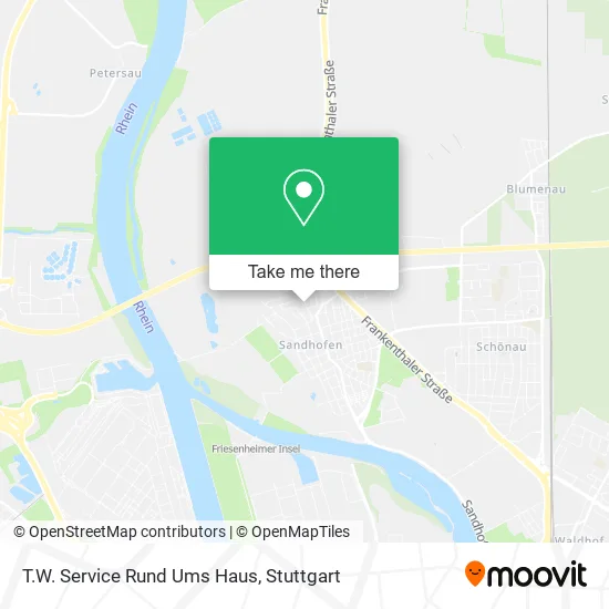 Карта T.W. Service Rund Ums Haus