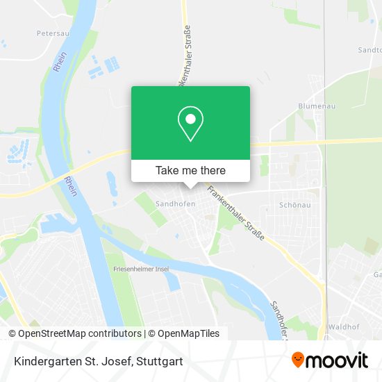 Kindergarten St. Josef map
