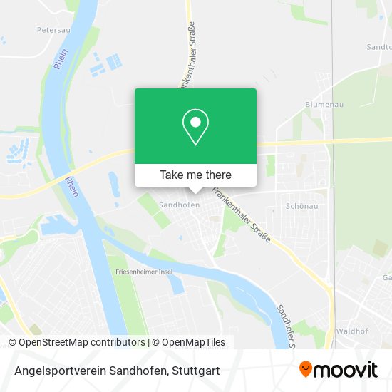 Angelsportverein Sandhofen map