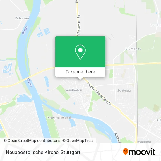 Карта Neuapostolische Kirche