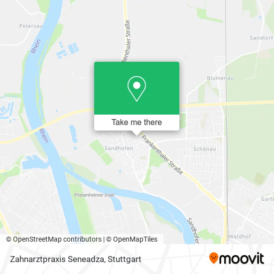 Карта Zahnarztpraxis Seneadza