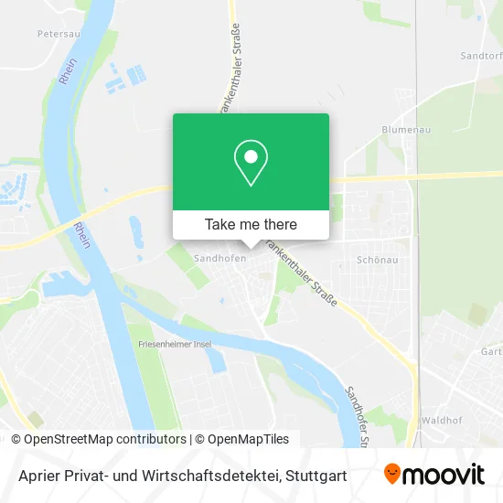 Карта Aprier Privat- und Wirtschaftsdetektei
