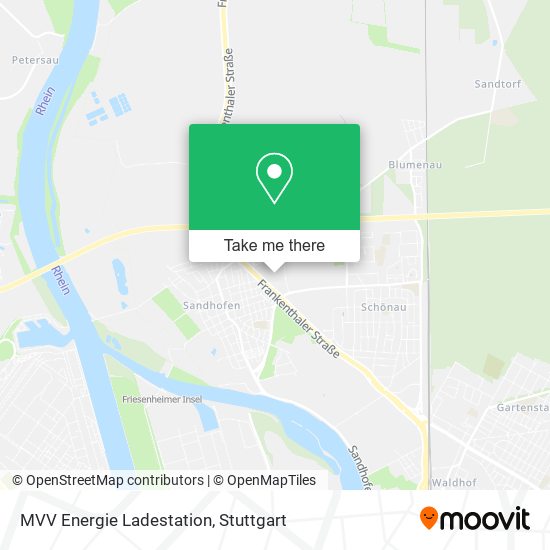 MVV Energie Ladestation map