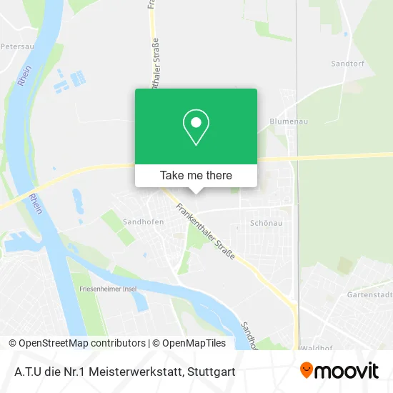 Карта A.T.U die Nr.1 Meisterwerkstatt