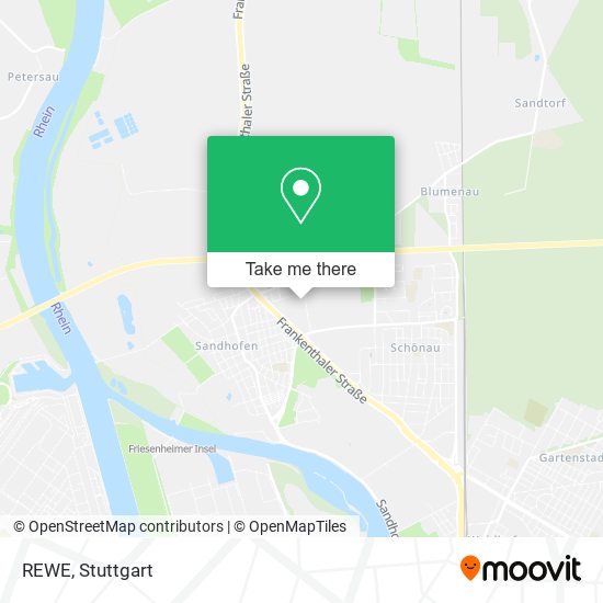 REWE map