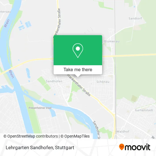 Карта Lehrgarten Sandhofen