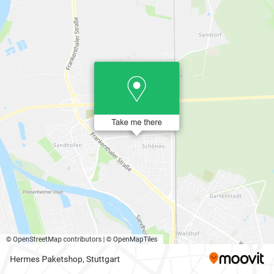 Карта Hermes Paketshop