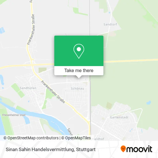 Карта Sinan Sahin Handelsvermittlung
