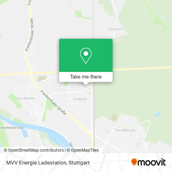 Карта MVV Energie Ladestation