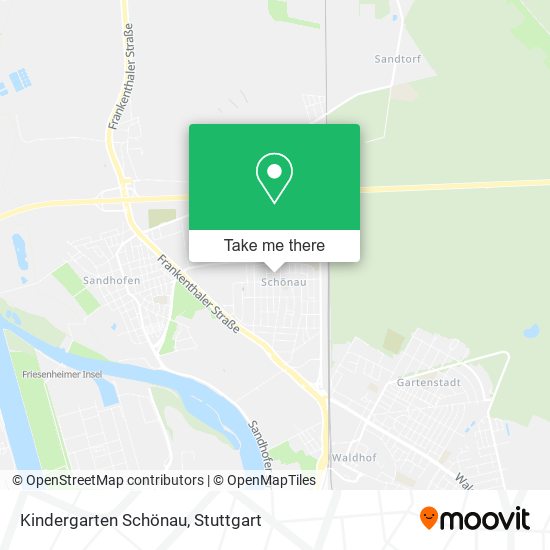 Kindergarten Schönau map