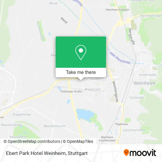 Карта Ebert Park Hotel Weinheim