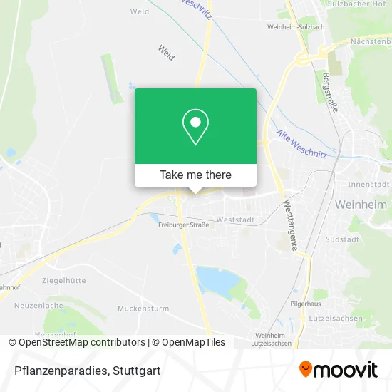 Карта Pflanzenparadies