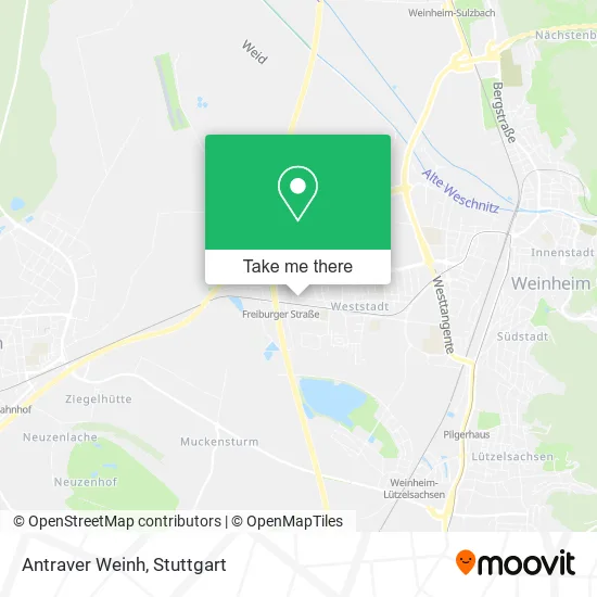 Карта Antraver Weinh