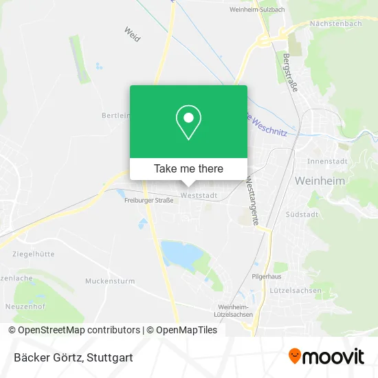 Карта Bäcker Görtz