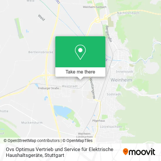 Карта Ovs Optimus Vertrieb und Service für Elektrische Haushaltsgeräte