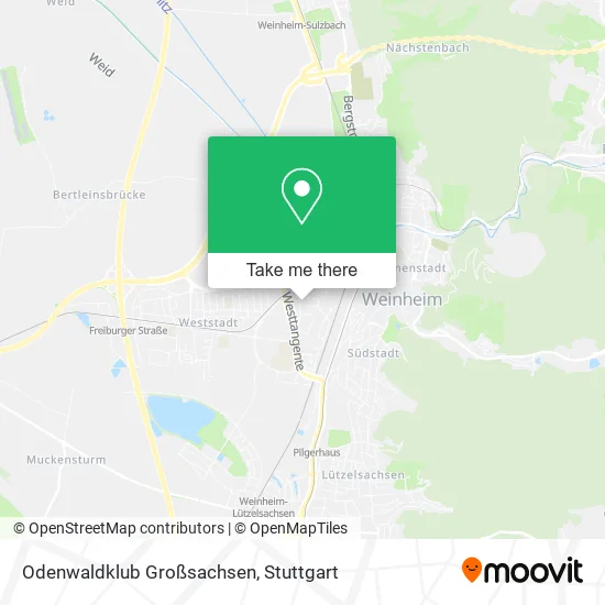Карта Odenwaldklub Großsachsen