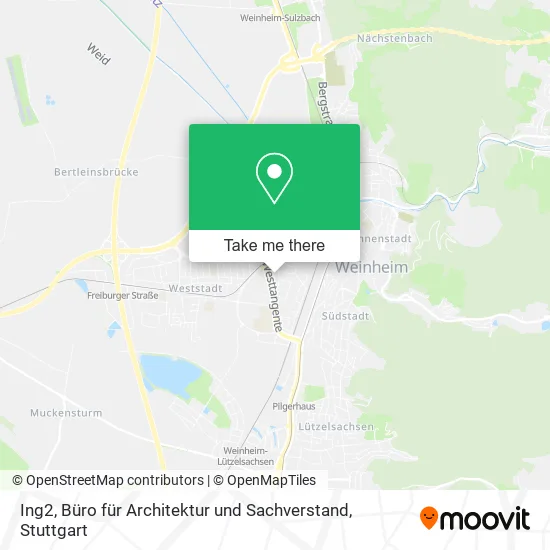Карта Ing2, Büro für Architektur und Sachverstand