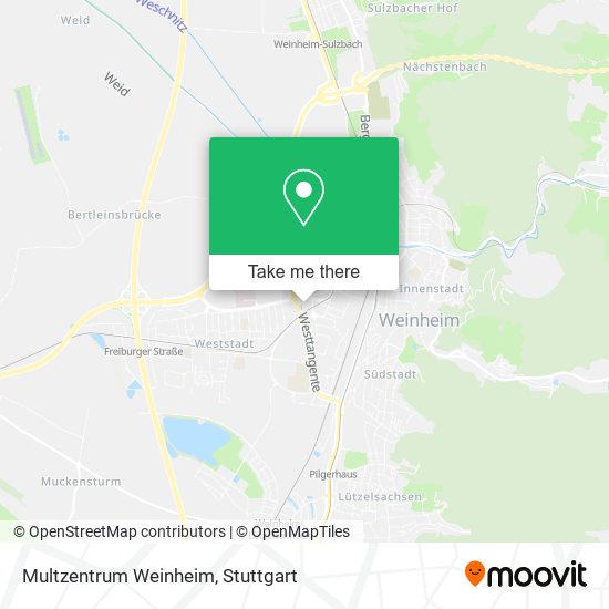 Карта Multzentrum Weinheim