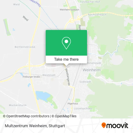 Карта Multzentrum Weinheim