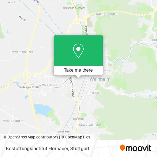 Карта Bestattungsinstitut Hornauer