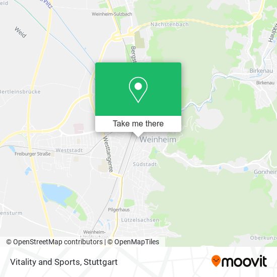 Карта Vitality and Sports