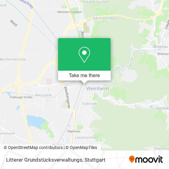 Litterer Grundstücksverwaltungs map