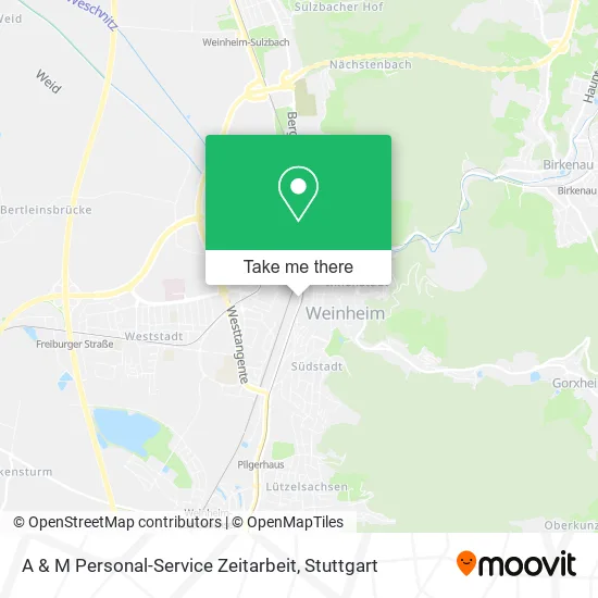 Карта A & M Personal-Service Zeitarbeit