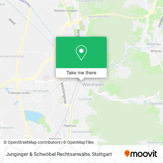 Карта Junginger & Schwöbel Rechtsanwälte