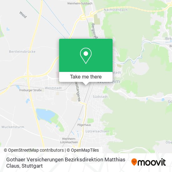 Gothaer Versicherungen Bezirksdirektion Matthias Claus map
