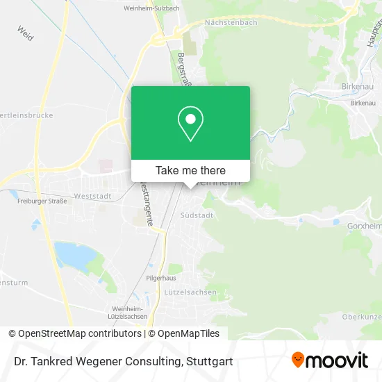 Карта Dr. Tankred Wegener Consulting