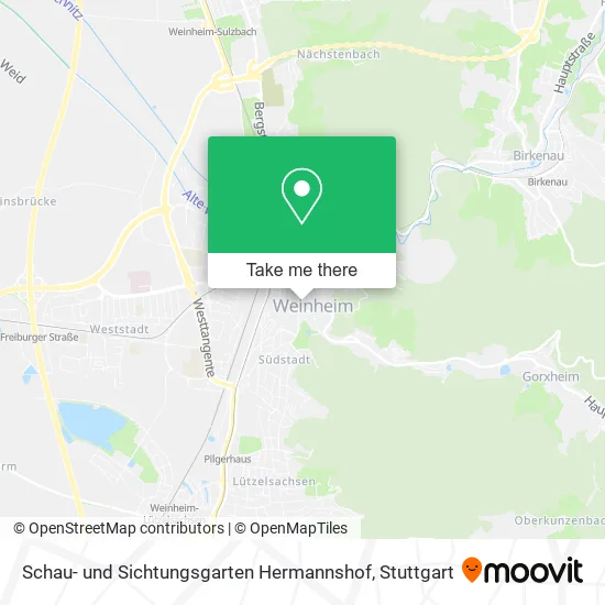 Карта Schau- und Sichtungsgarten Hermannshof