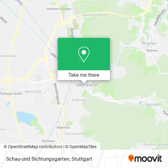 Карта Schau-und Sichtungsgarten