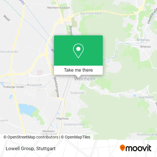 Карта Lowell Group