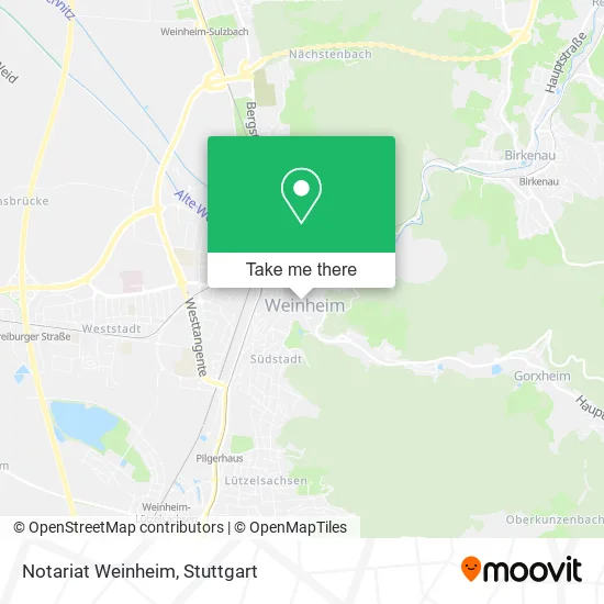 Карта Notariat Weinheim