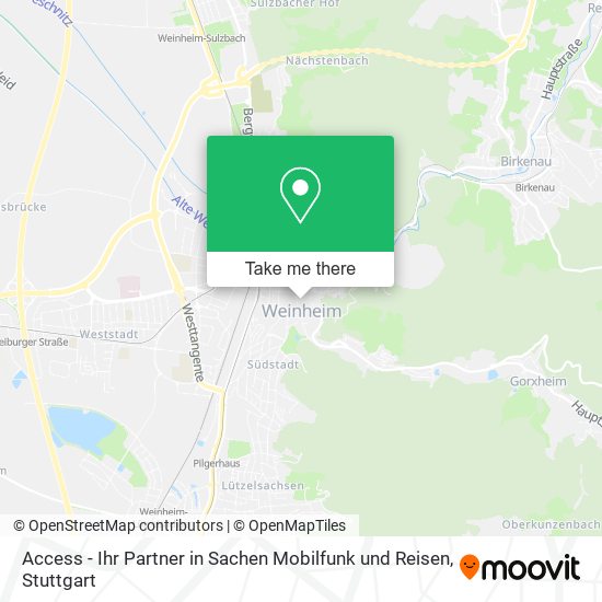 Access - Ihr Partner in Sachen Mobilfunk und Reisen map