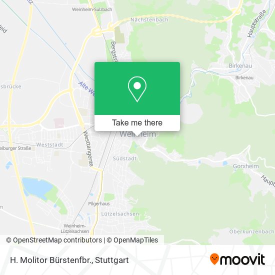 H. Molitor Bürstenfbr. map