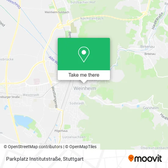 Карта Parkplatz Institutstraße