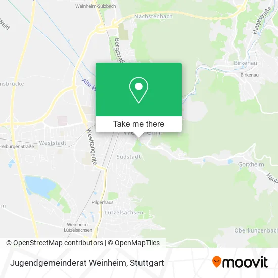 Карта Jugendgemeinderat Weinheim