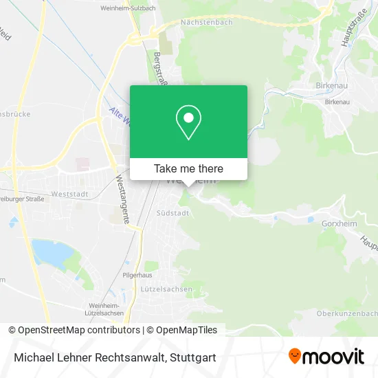 Карта Michael Lehner Rechtsanwalt