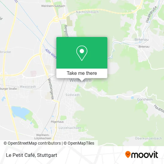 Карта Le Petit Café