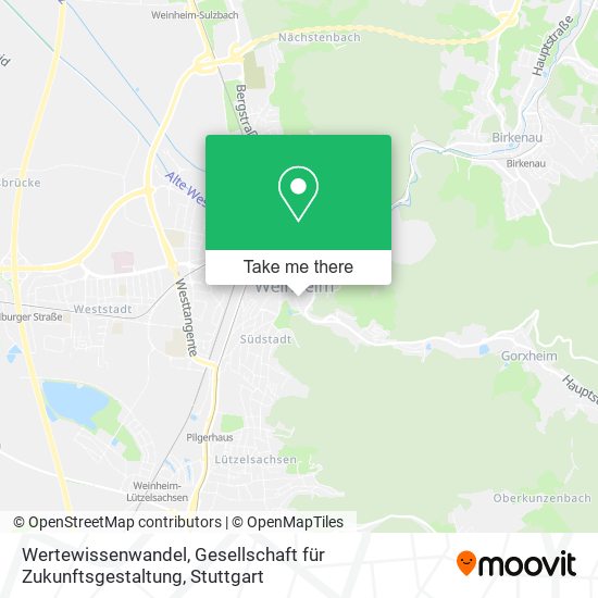 Wertewissenwandel, Gesellschaft für Zukunftsgestaltung map