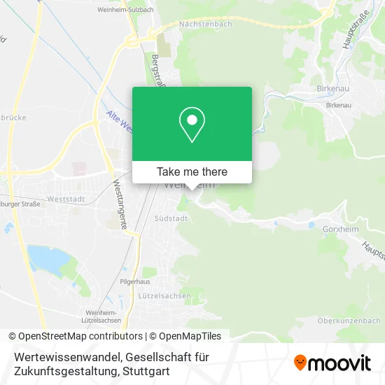 Карта Wertewissenwandel, Gesellschaft für Zukunftsgestaltung
