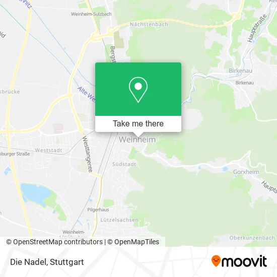 Карта Die Nadel