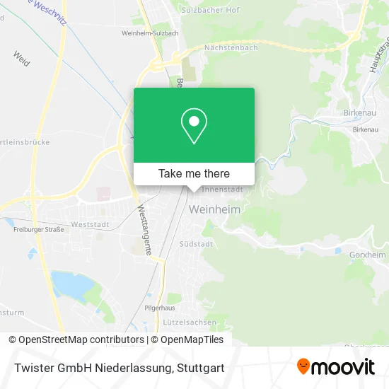 Карта Twister GmbH Niederlassung