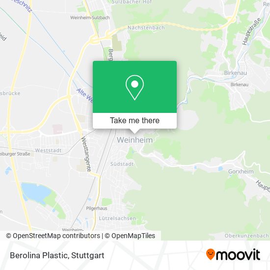 Berolina Plastic map