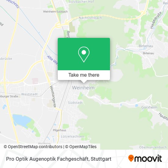 Pro Optik Augenoptik Fachgeschäft map