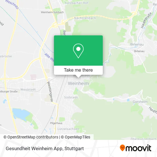 Карта Gesundheit Weinheim App