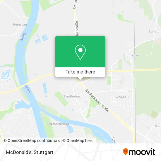 Карта McDonald's