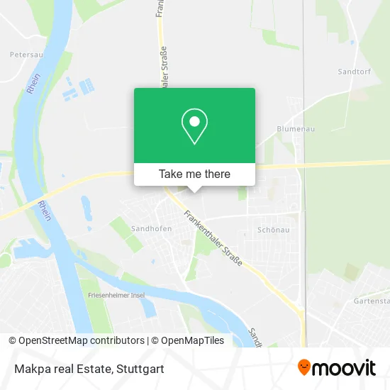 Карта Makpa real Estate