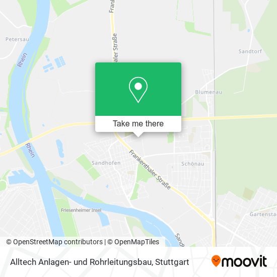 Alltech Anlagen- und Rohrleitungsbau map